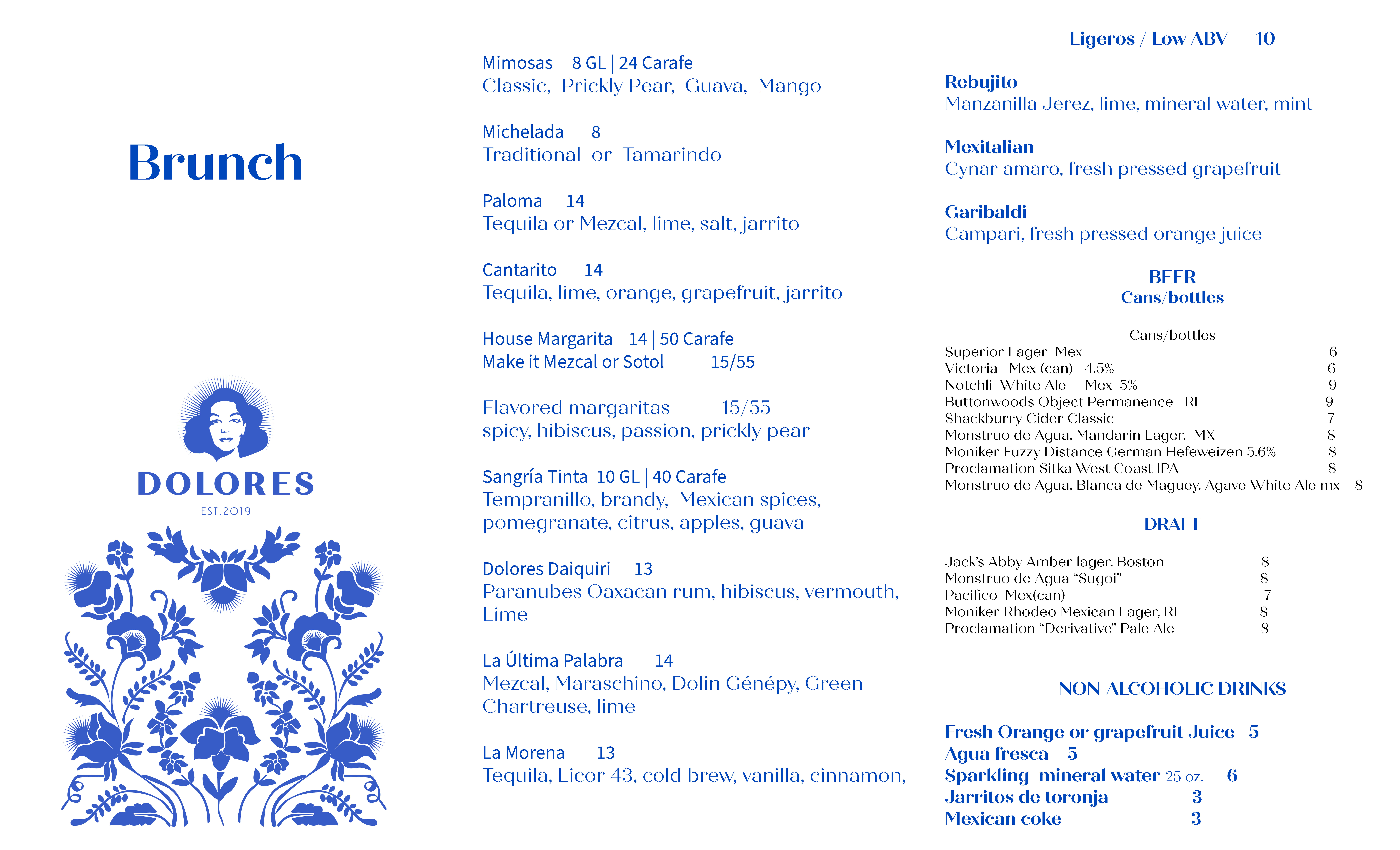 brunch menu front